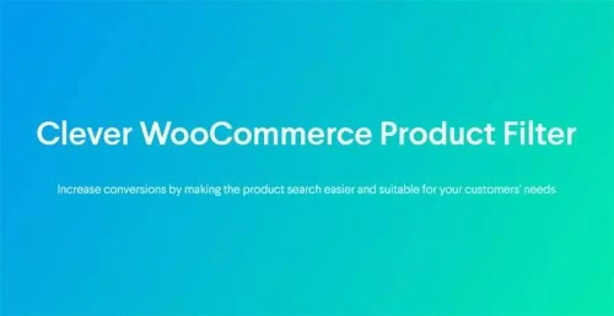 Clever WooCommerce Product Filter