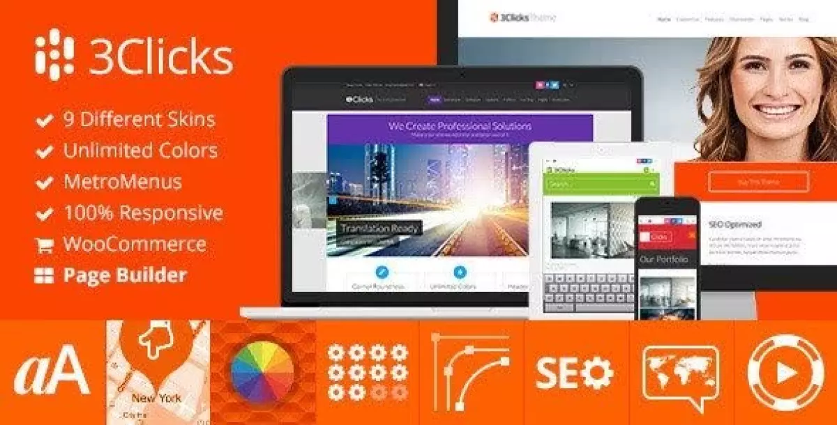 Clicks | Responsive Multi-Purpose WordPress Theme