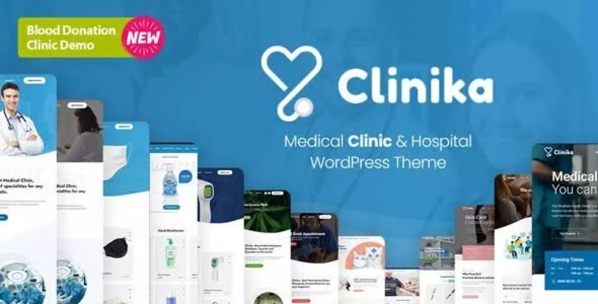 Clinika - Medical Clinic WordPress Theme 1.8