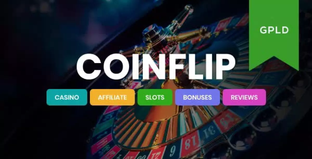 Coinflip - Casino Affiliate & Gambling WordPress Theme 2.5