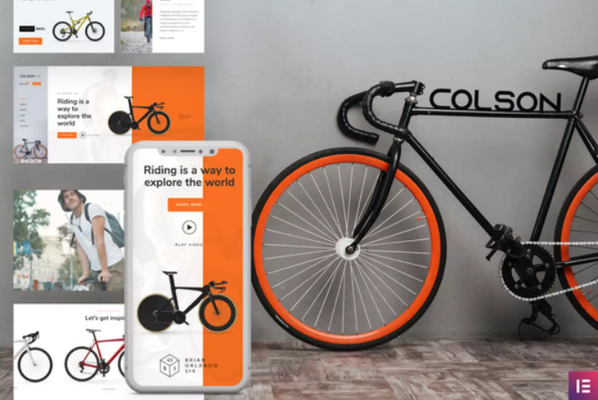 Colson – Bike WooCommerce Elementor Template Kit