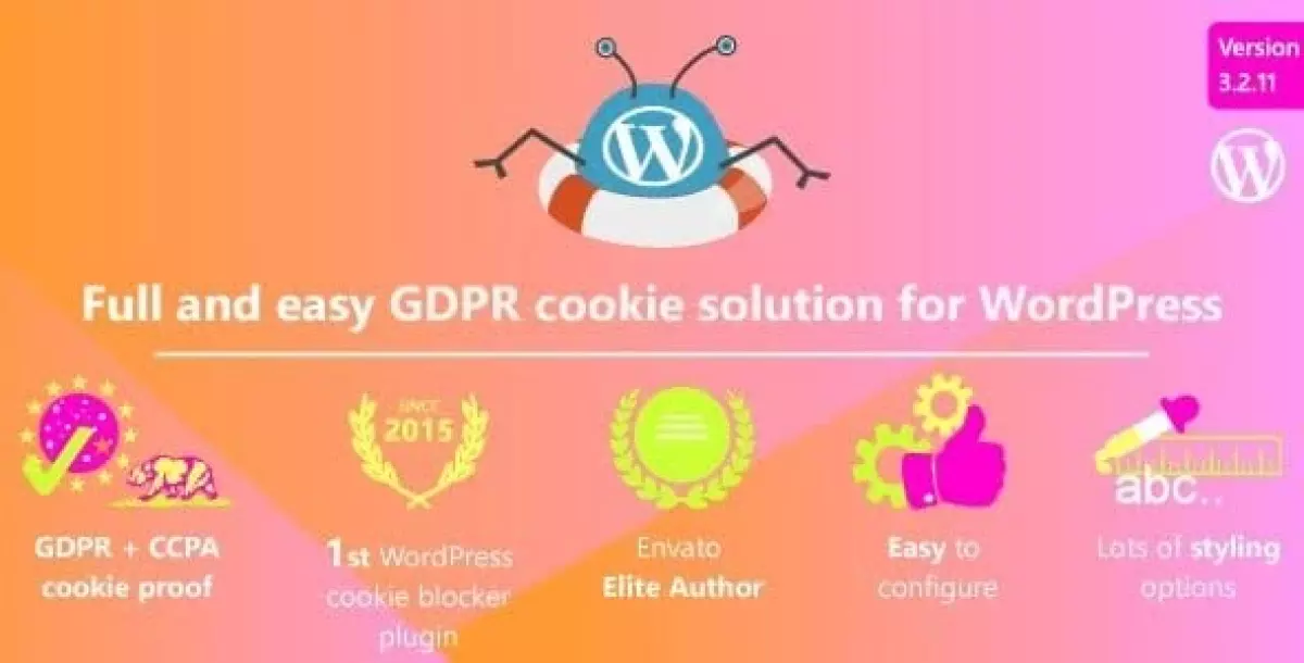 Complete GDPR / AVG / CCPA Cookie Compliance WordPress plugin - WeePie Cookie Allow 3.4.6