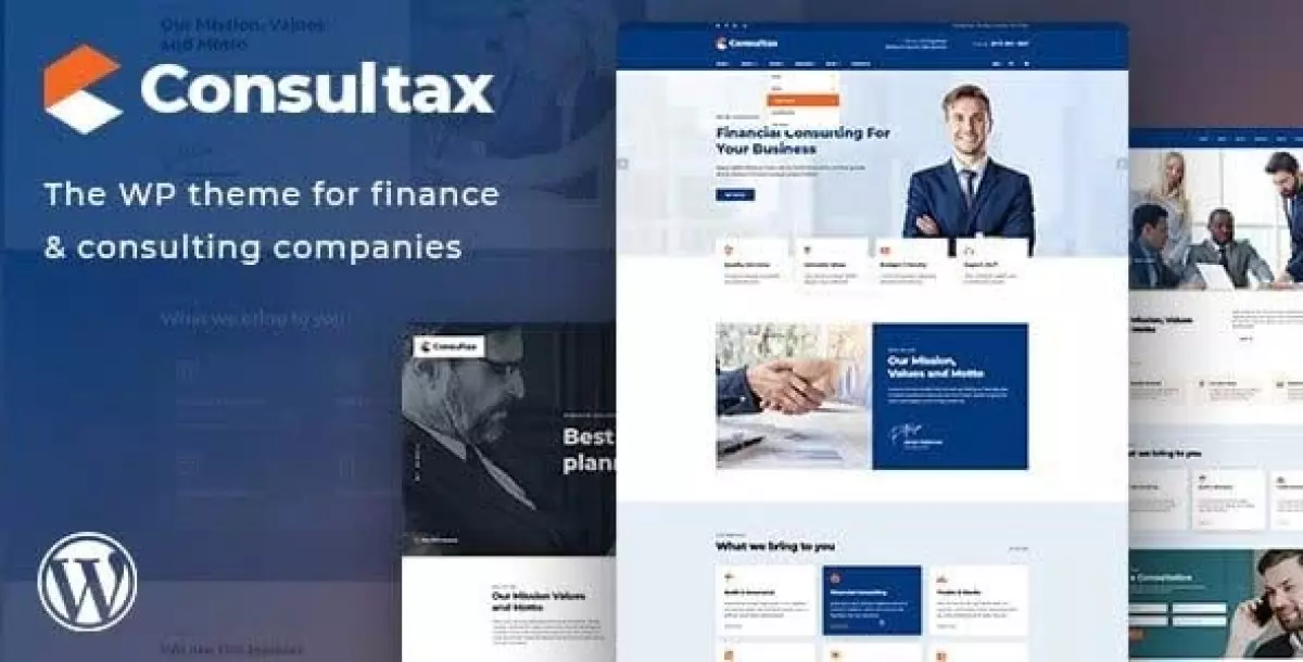 Consultax - Financial & Consulting WordPress Theme 1.0.9.1