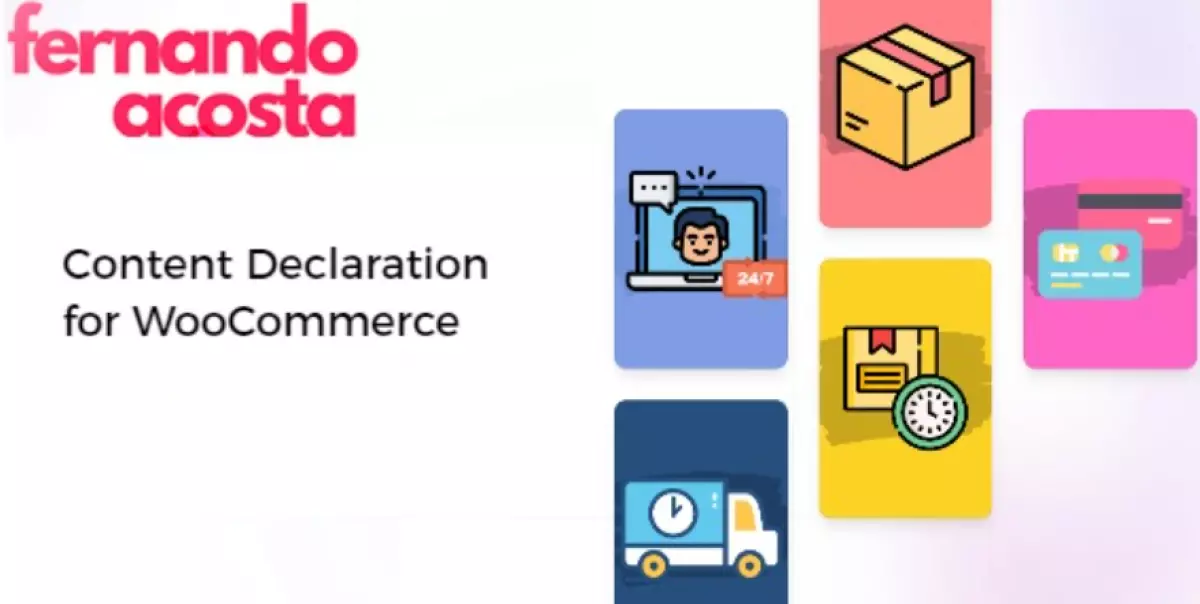 Content Declaration for WooCommerce