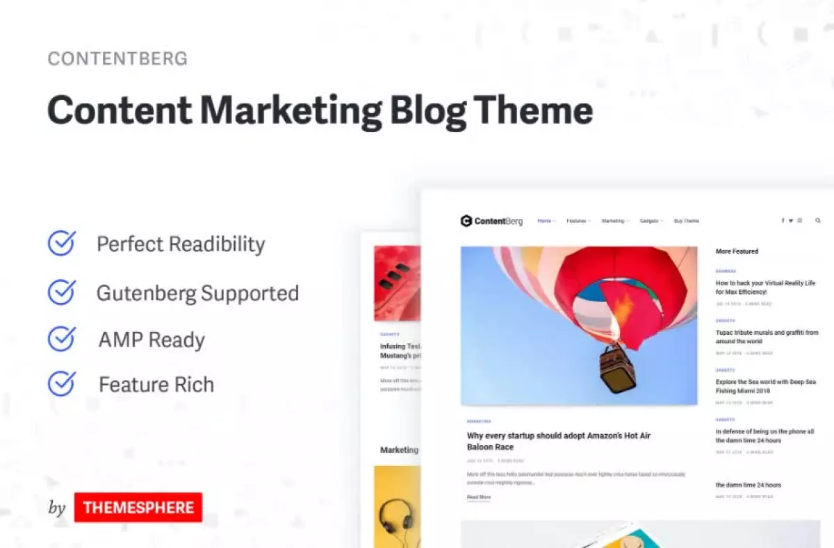 Contentberg Blog - Content Marketing Blog Theme 3.0.1