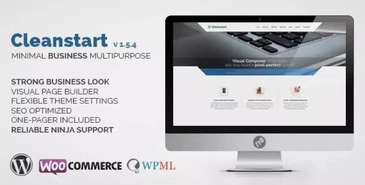 Corporate Business WordPress Theme - Cleanstart