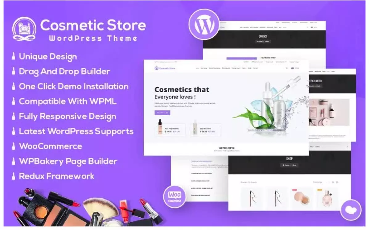 Cosmetic Store WooCommerce Theme