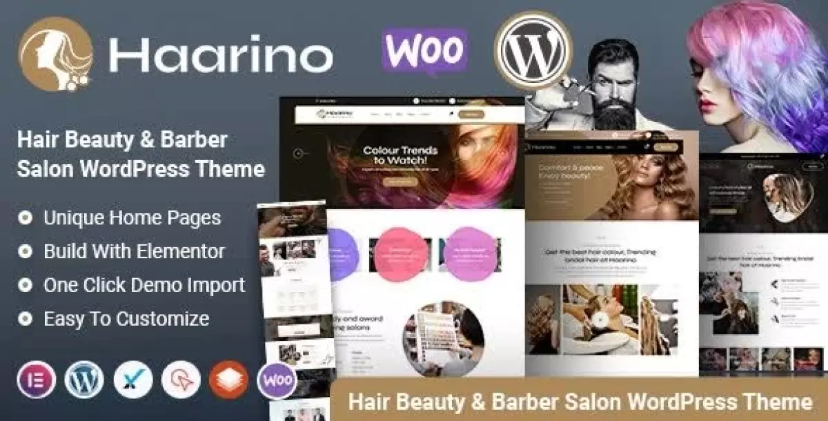 [WISH] Haarino - Hair Beauty Salon &amp; Barber Shop WordPress