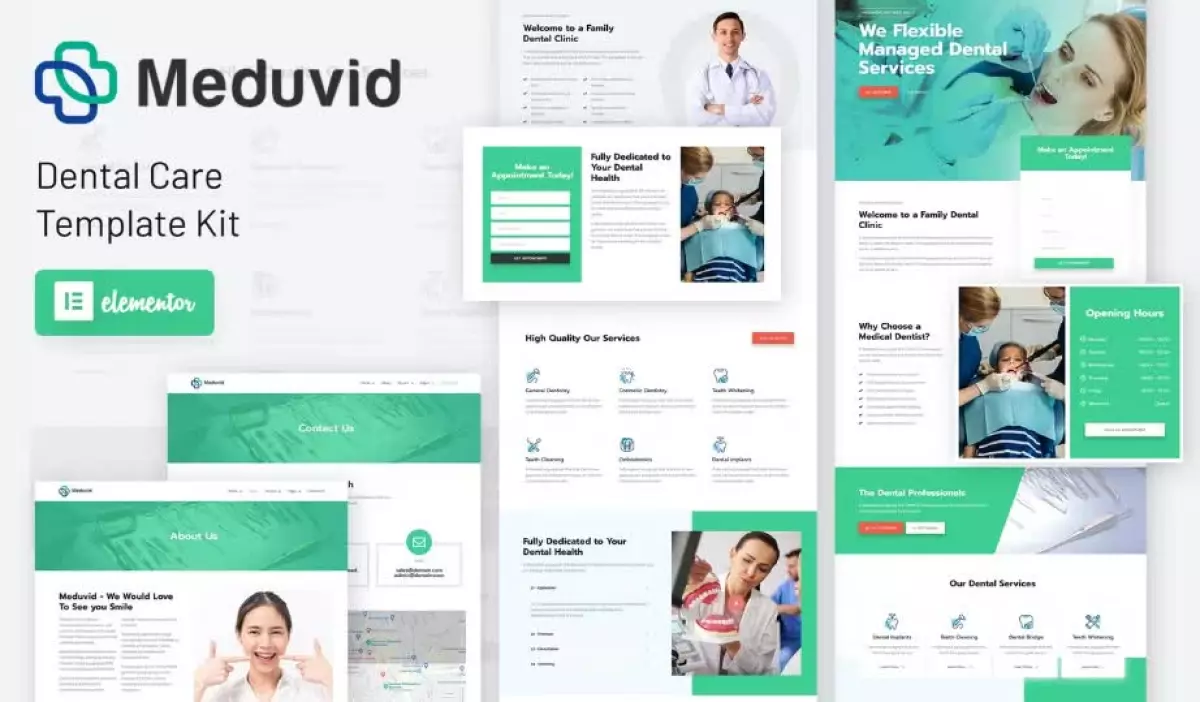 Meduvid - Medical & Dental Clinic Elementor Template