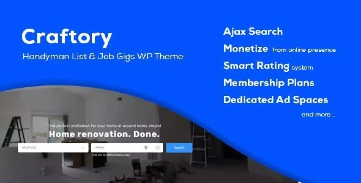 Craftory - Directory Listing Job Board WordPress Theme 1.3.0