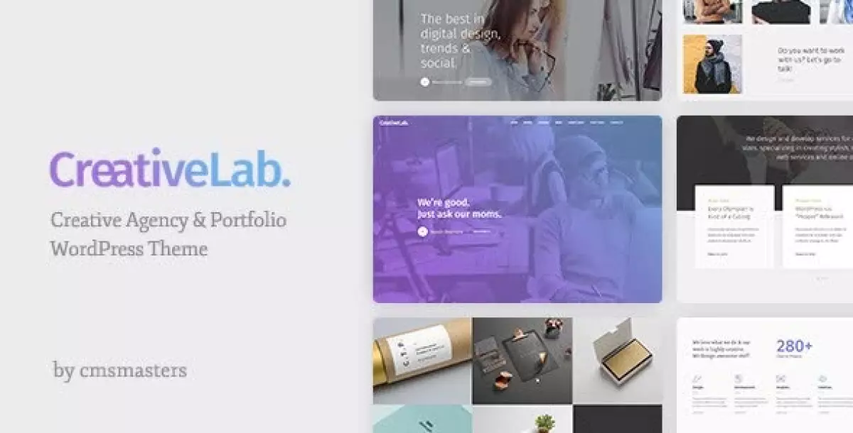 Creative Lab - Studio Portfolio & Design Agency WordPress Theme 1.1.7