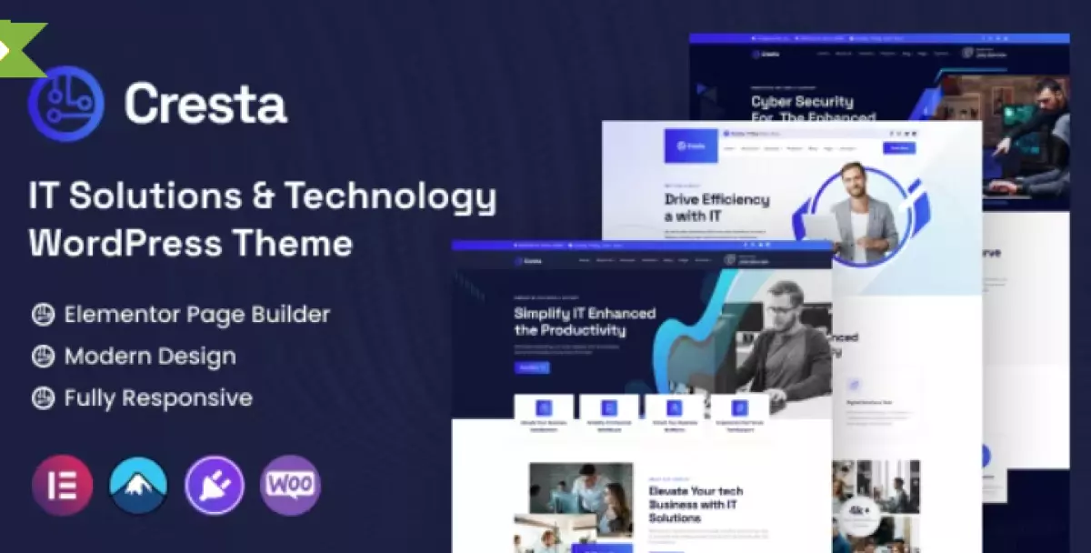 Cresta - IT Solutions &amp; Technology WordPress Theme