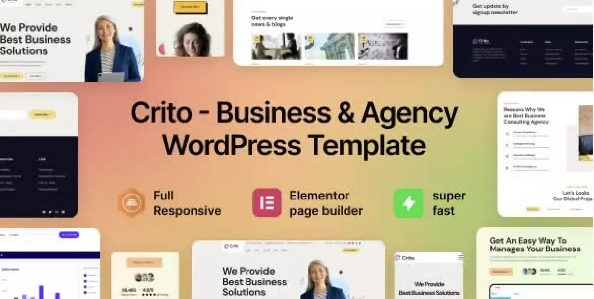 Crito &#8211; Business &#038; Agency WordPress Theme