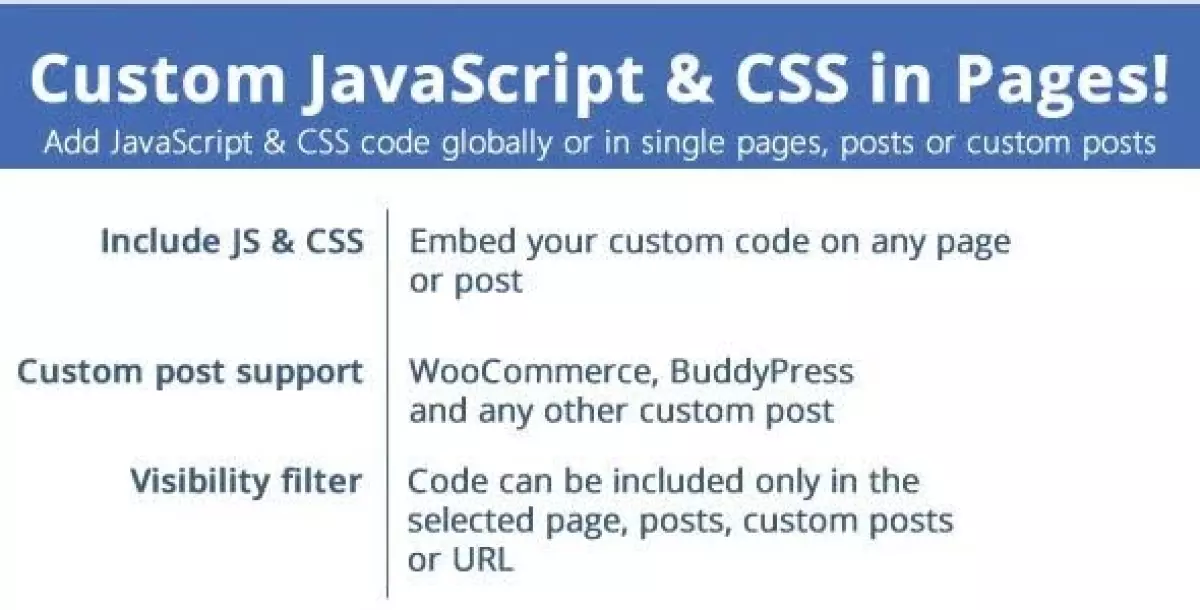 Custom JavaScript & CSS in Pages!