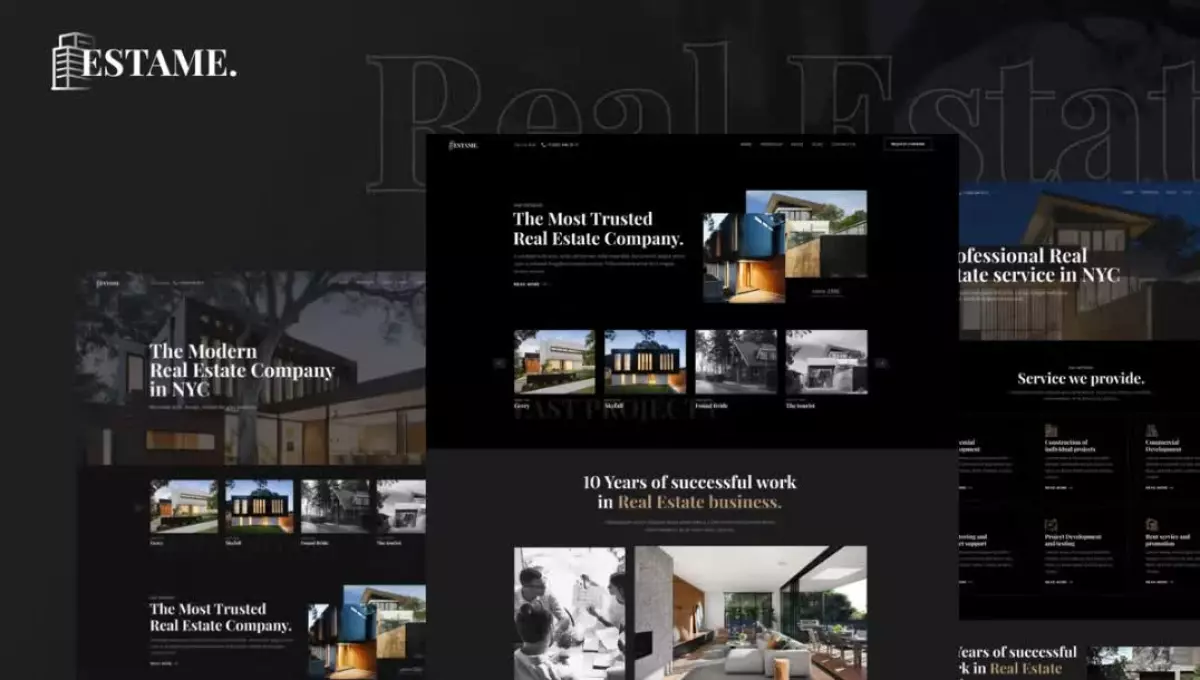 Estame - Real Estate Elementor Template