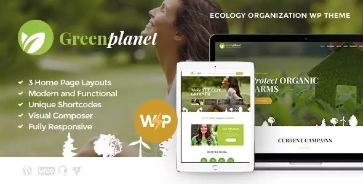 Green Planet | Environmental Non-Profit Organization WordPress Theme