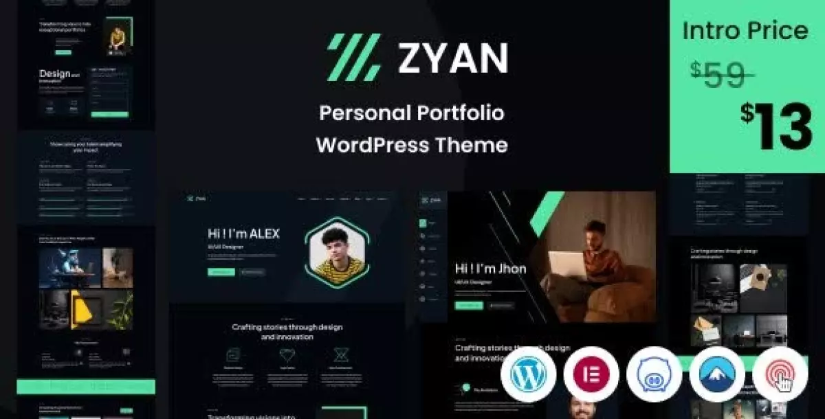 [WISH] Zyan - Personal Portfolio WordPress