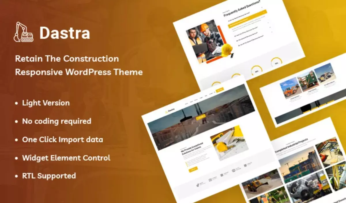 Dastra – Retain The Construction Responsive WordPress Theme