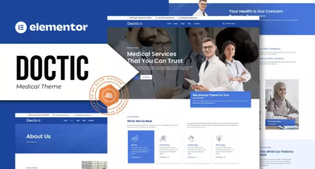 Doctic - Medical Elementor Template