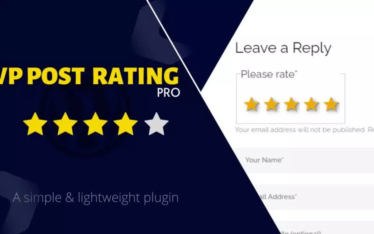 WP Post Rating Pro– Post rating system for WordPress WordPress Plugin