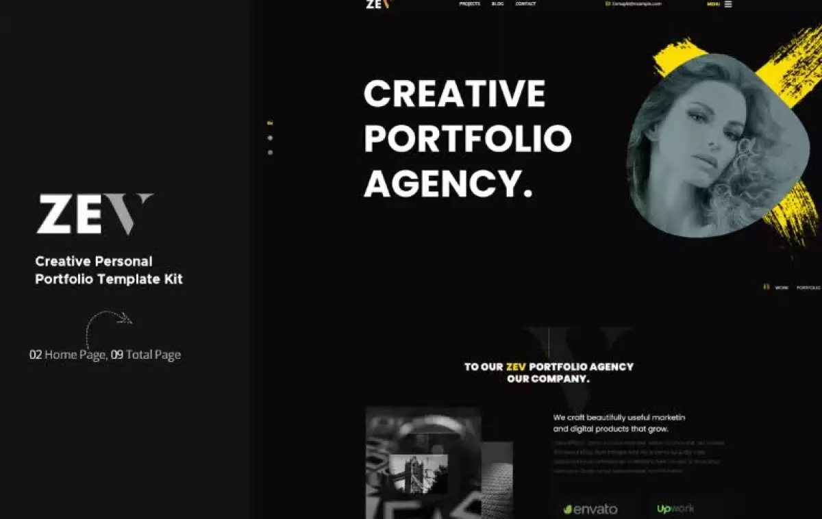 Zev - Creative Personal Portfolio Template