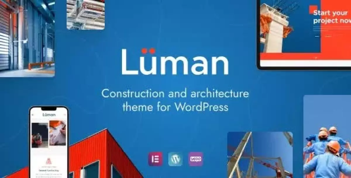 Luman - Construction WordPress Theme