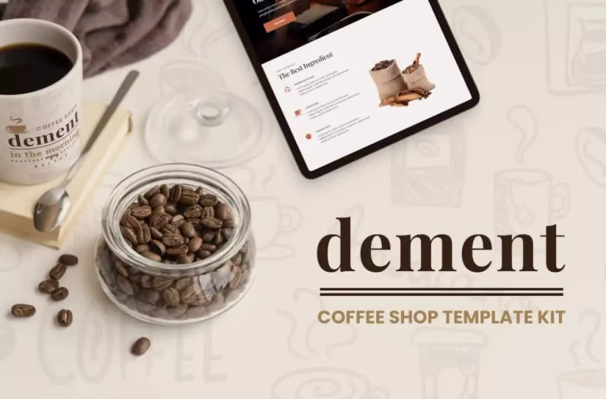 Dement - Coffee Shop Elementor Template