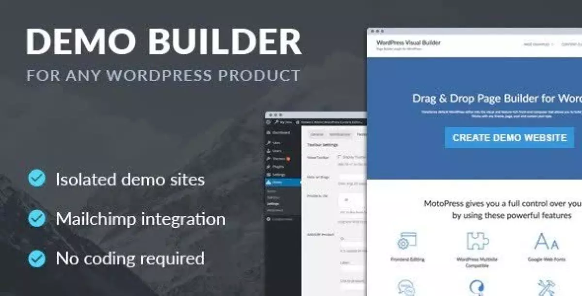 Demo Builder for any WordPress Product 1.7.4 