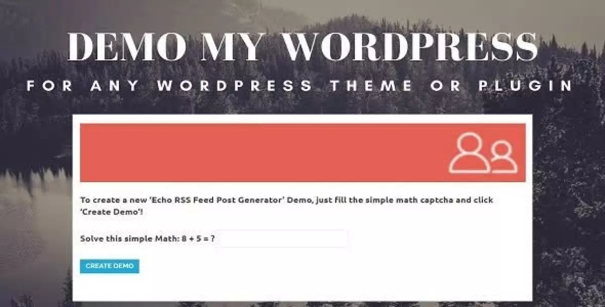 Demo My WordPress - Temporary WordPress Install Creator 1.0.9