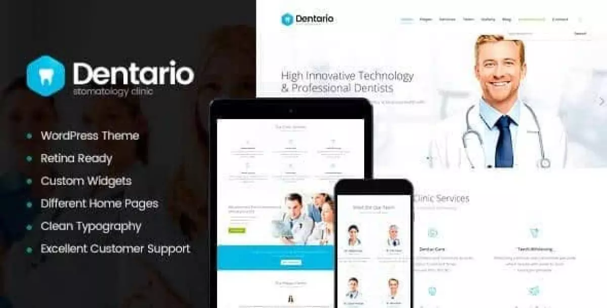 Dentario | Dentist, Medical & Healthcare WordPress Theme + RTL