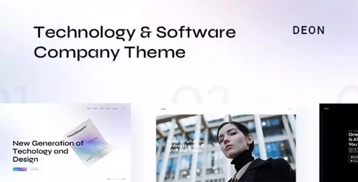 Deon - Technology and Software Company Theme 1.0