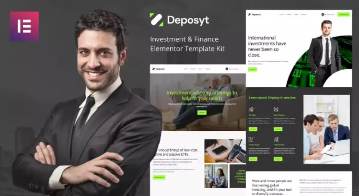 Deposyt - Investment & Finance Elementor Template