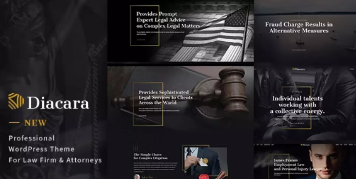 Diacara – WordPress Theme For Law Firm &amp; Attorneys