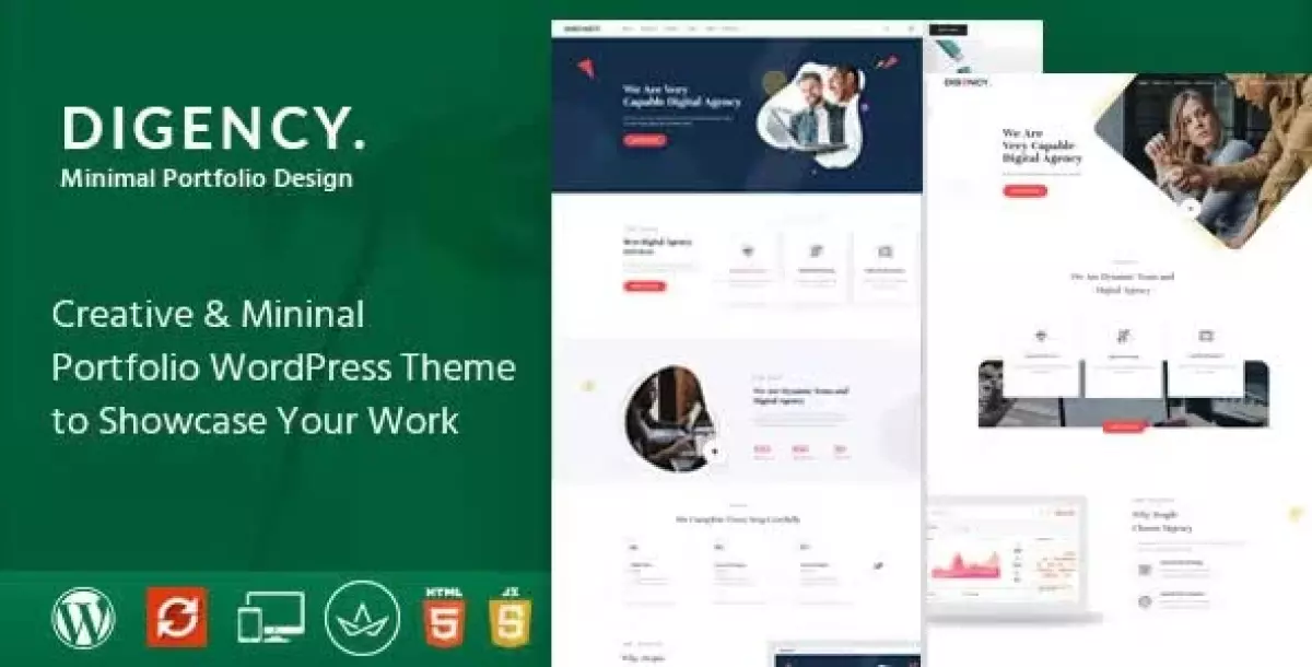 Digency – Multi-Purpose Portfolio WordPress Theme