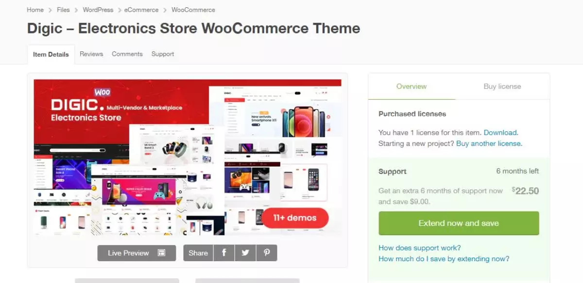 Digic – Electronics Store WooCommerce Theme 1.1.0