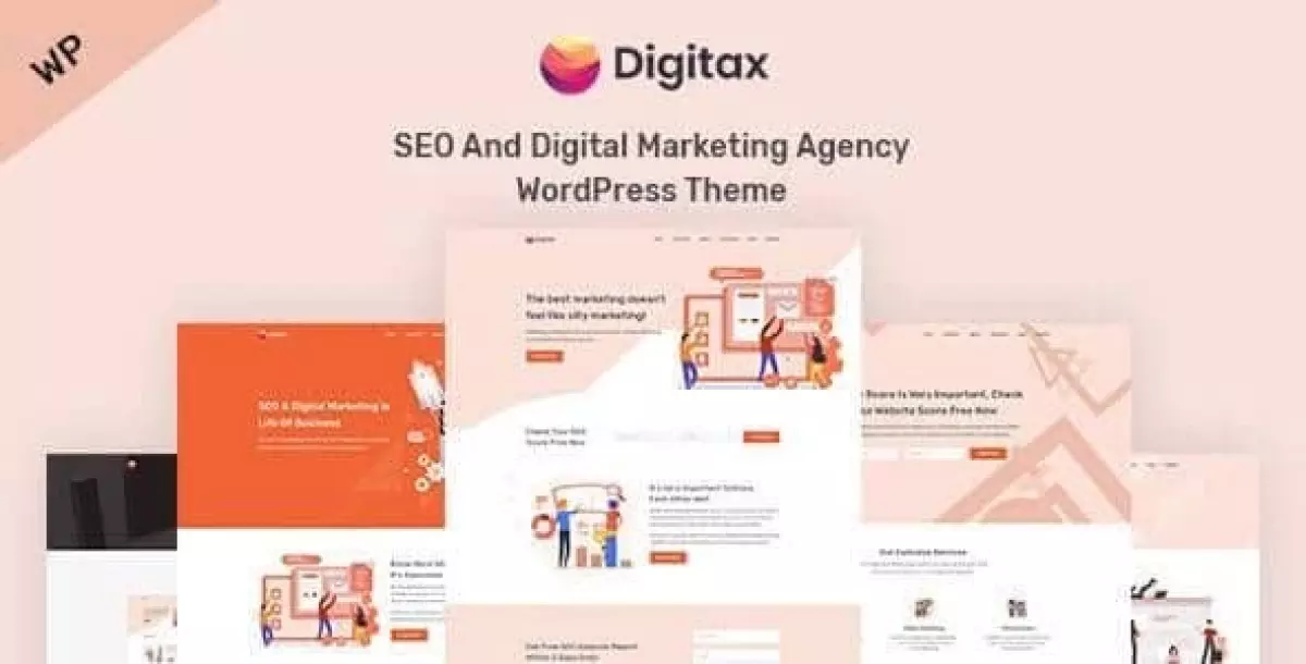 Digitax - SEO & Digital Marketing Agency WordPress Theme 1.0.6