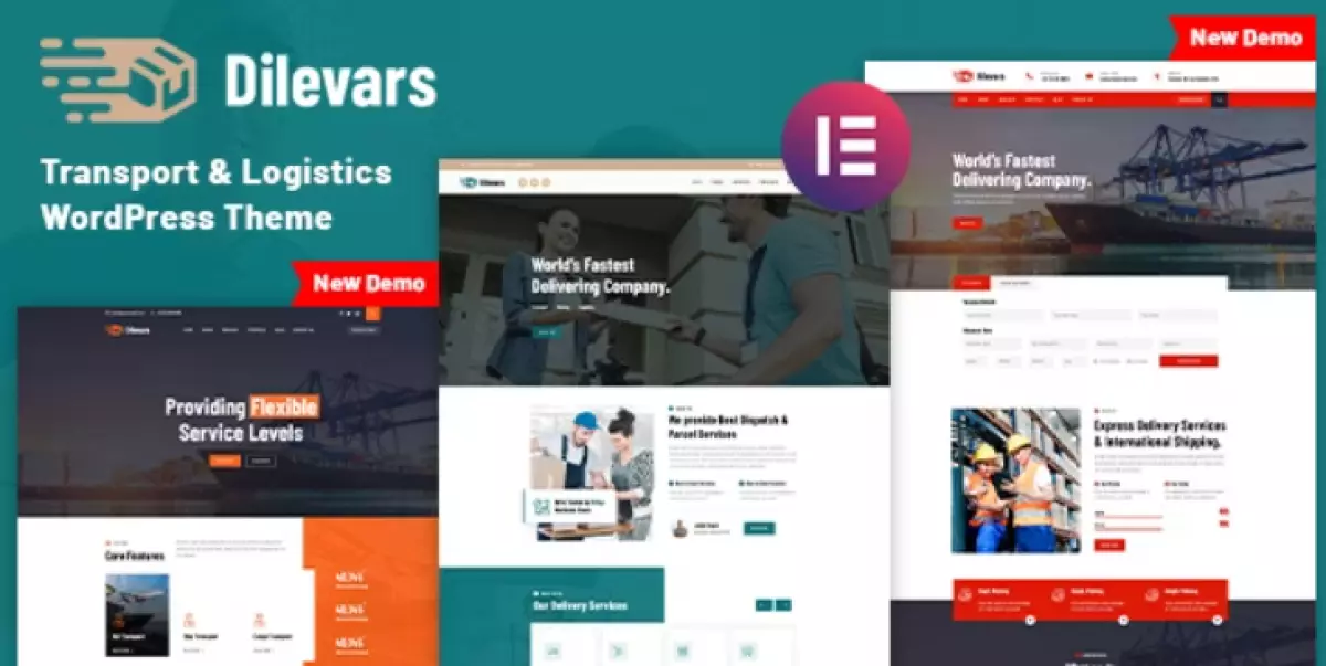Dilevars - Transportation &amp; Logistics WordPress Theme