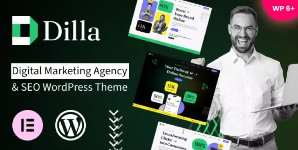 Dilla - Digital Marketing Agency &amp; SEO WordPress Theme