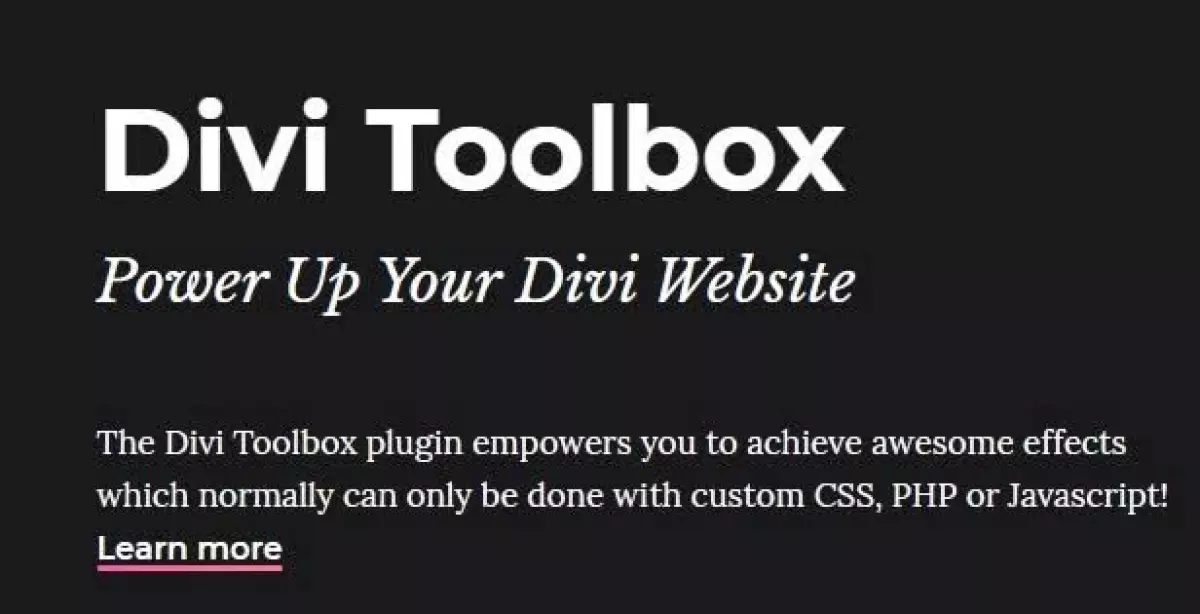 Divi Toolbox - Powerful Tools to Customize the Divi Theme 1.7.1