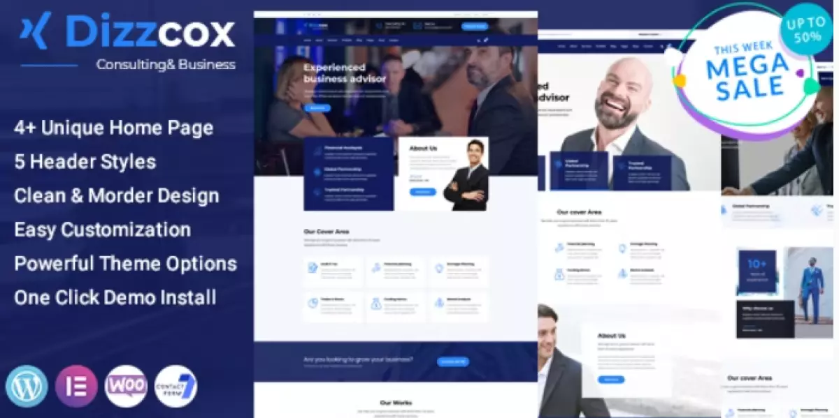 Dizzcox - Consulting Business WordPress Theme