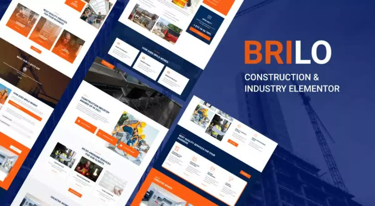 Brilo - Construction & Industry Elementor Template