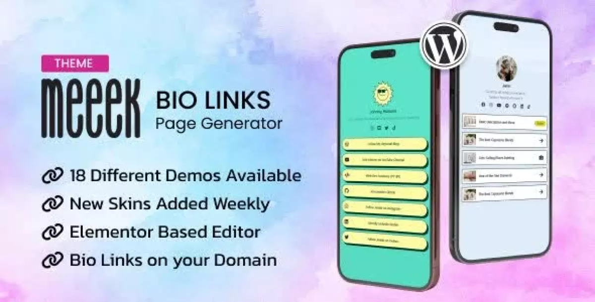 [WISH] Meeek - Bio Links Builder