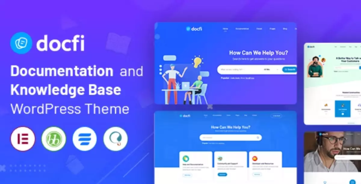 Docfi - Documentation and Knowledge Base WordPress Theme
