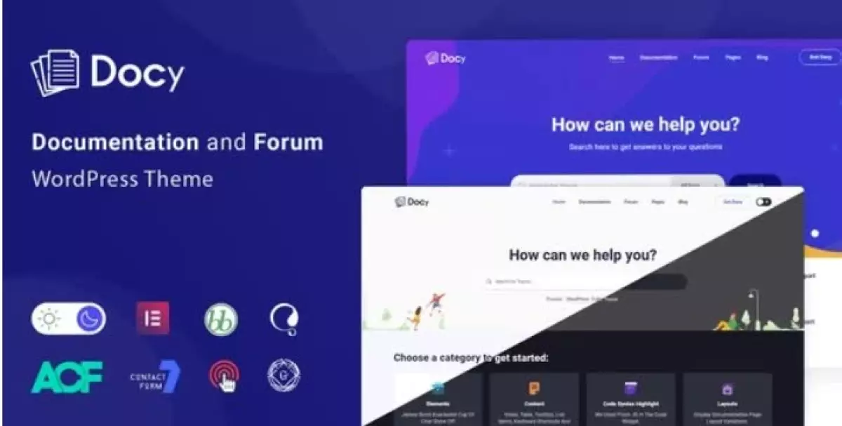 Docy - Premium Documentation, Knowledge base & LMS WordPress Theme with Forum 3.1.9