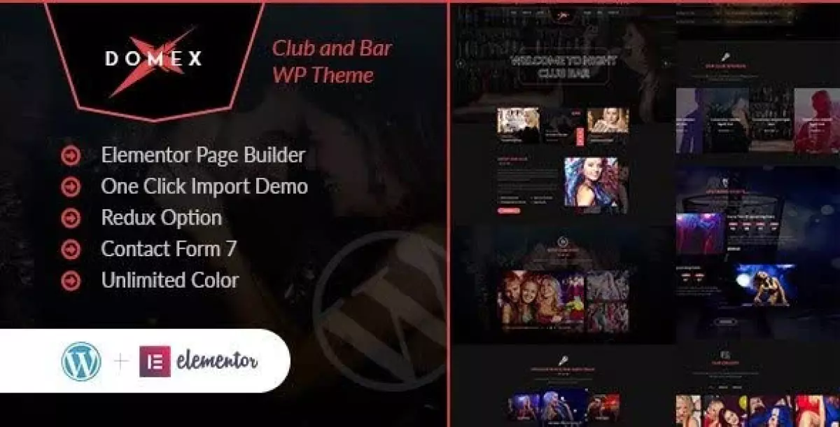 Domex - Night Club WordPress Theme