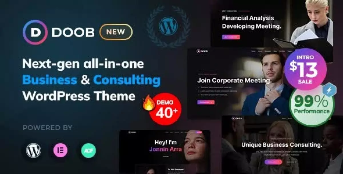 Doob &#8211; Business &#038; Consulting WordPress Theme