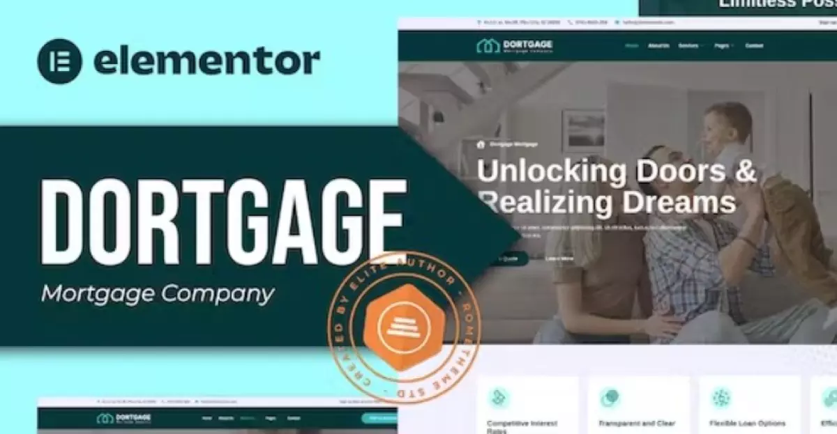 Dortgage – Mortgage Company Elementor Template Kit