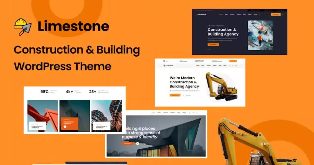 Limestone - Construction Building WordPress Theme