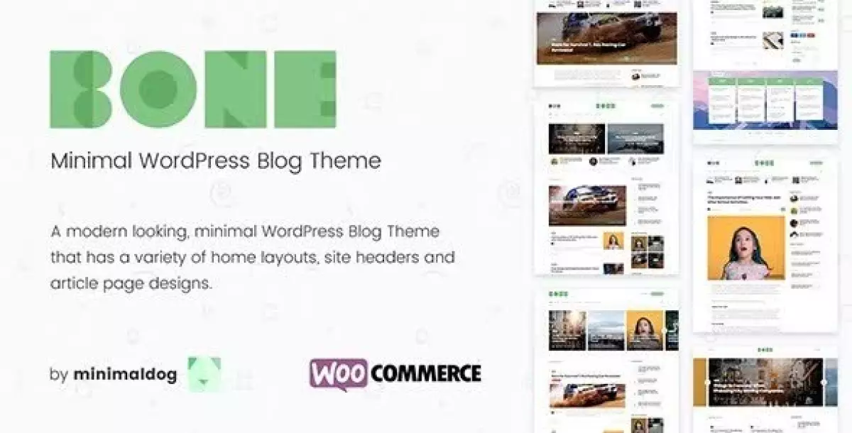 Bone - Minimal & Clean WordPress Blog Theme