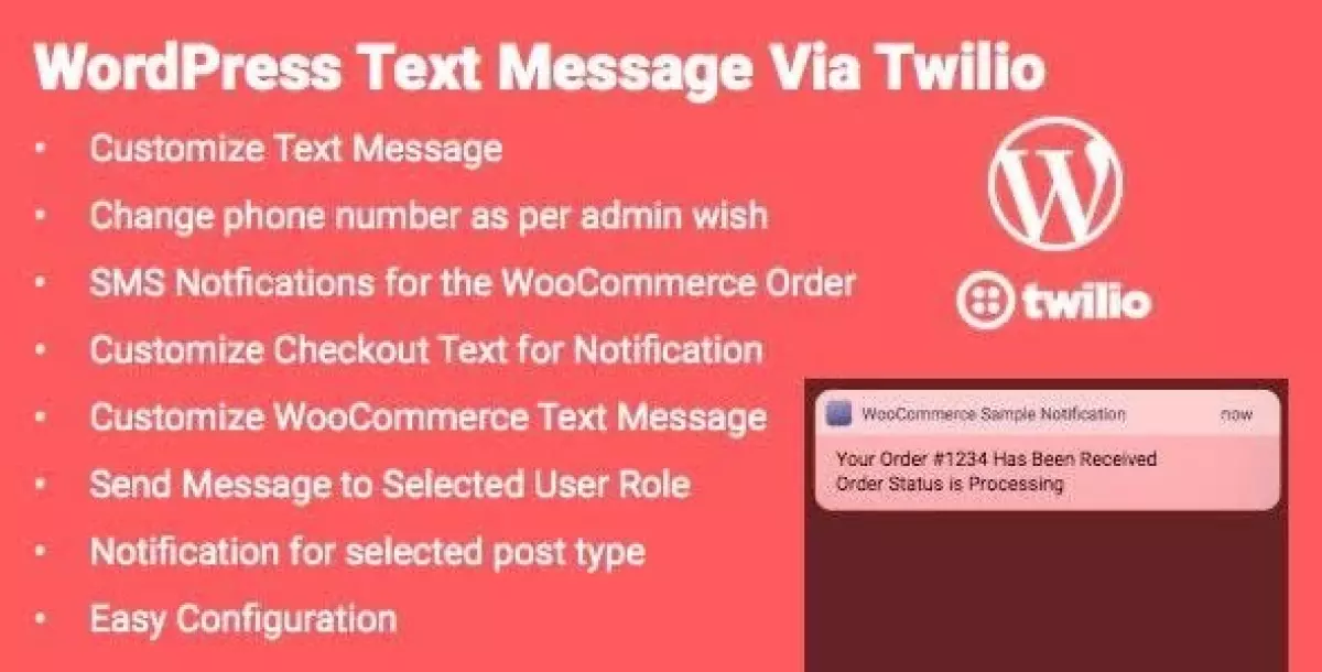 [WISH] WordPress Twilio SMS